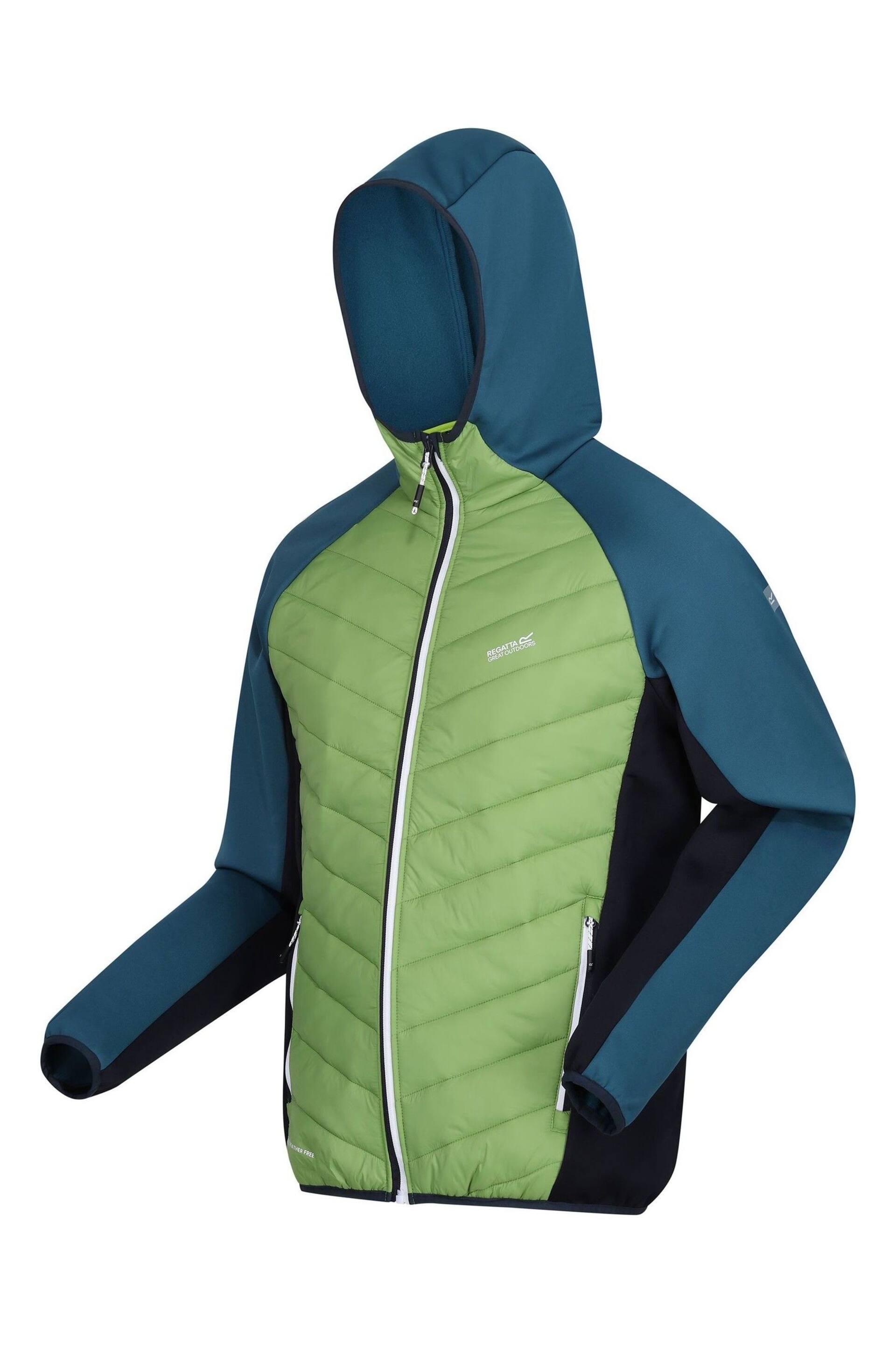 Regatta Blue Green Andreson VIII Hybrid Jacket - Image 9 of 9