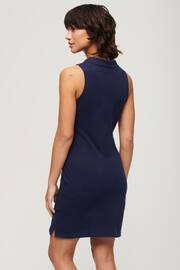 Superdry Blue Jersey Polo Mini Dress - Image 2 of 3