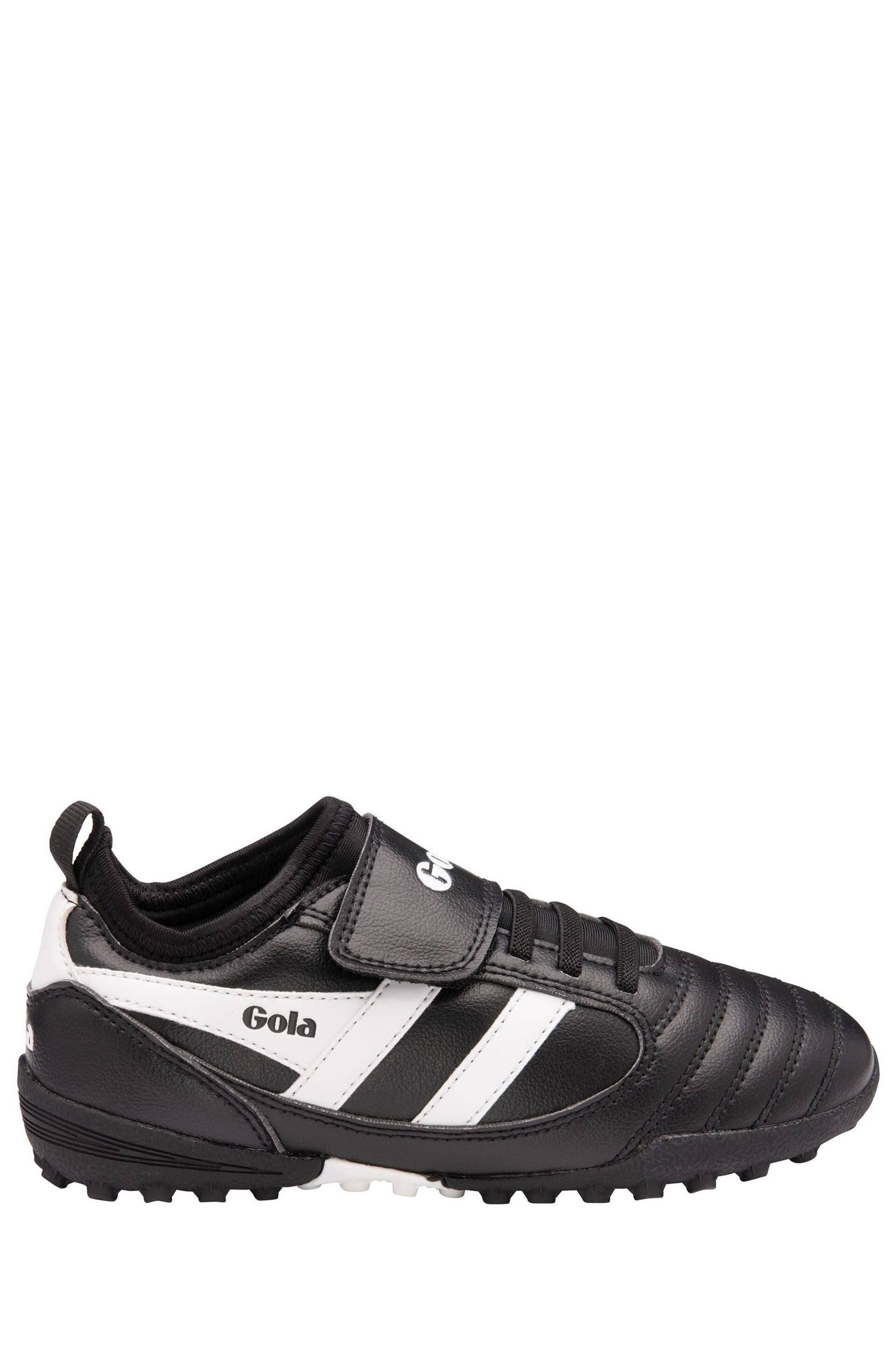 Gola Black/White Kids Ceptor Turf Microfibre Quick Fasten Football Boots - Image 1 of 5