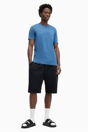 AllSaints Blue Brace Short Sleeve Crew Neck T-Shirt - Image 4 of 5