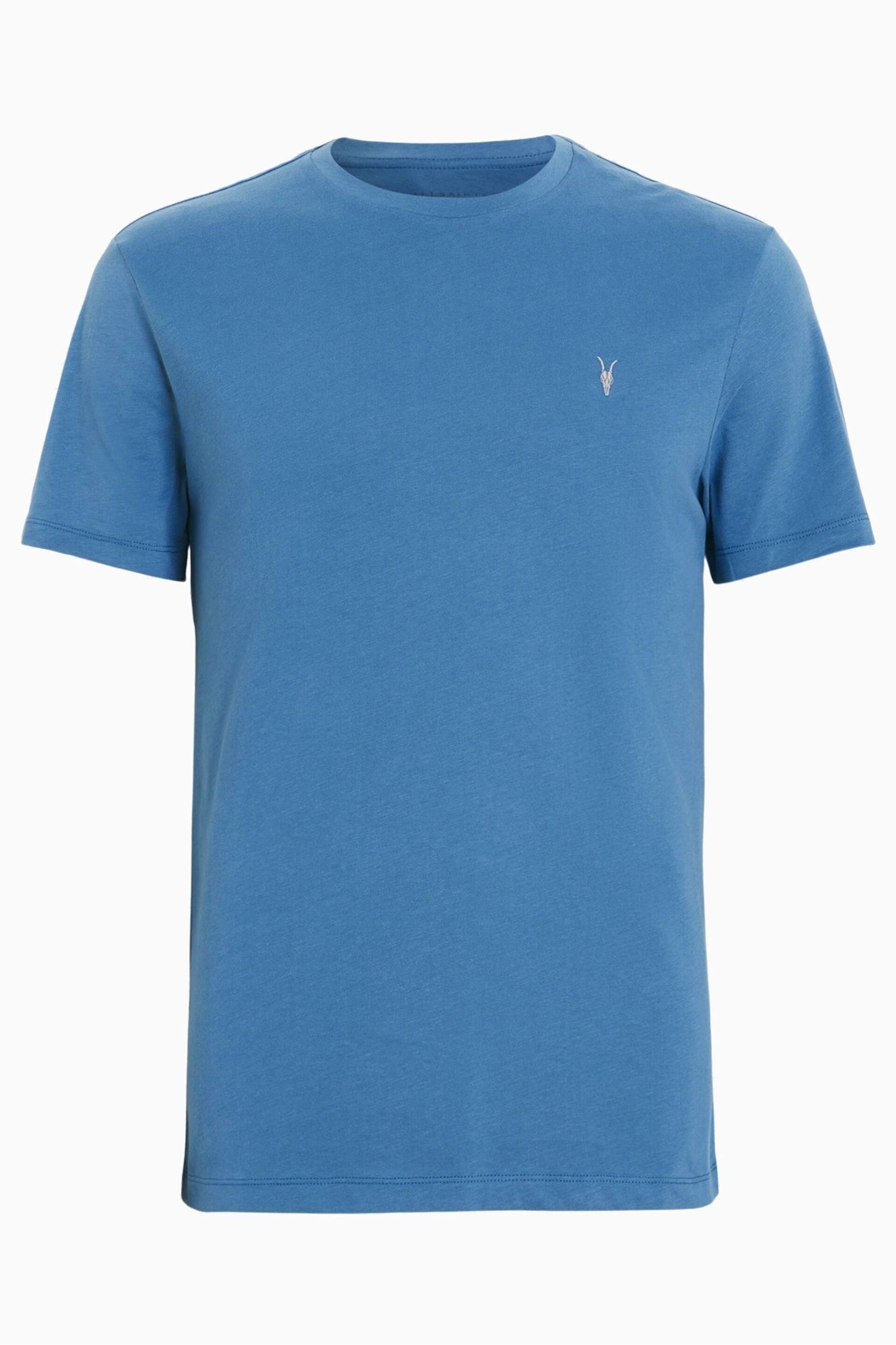 AllSaints Blue Brace Short Sleeve Crew Neck T-Shirt - Image 5 of 5