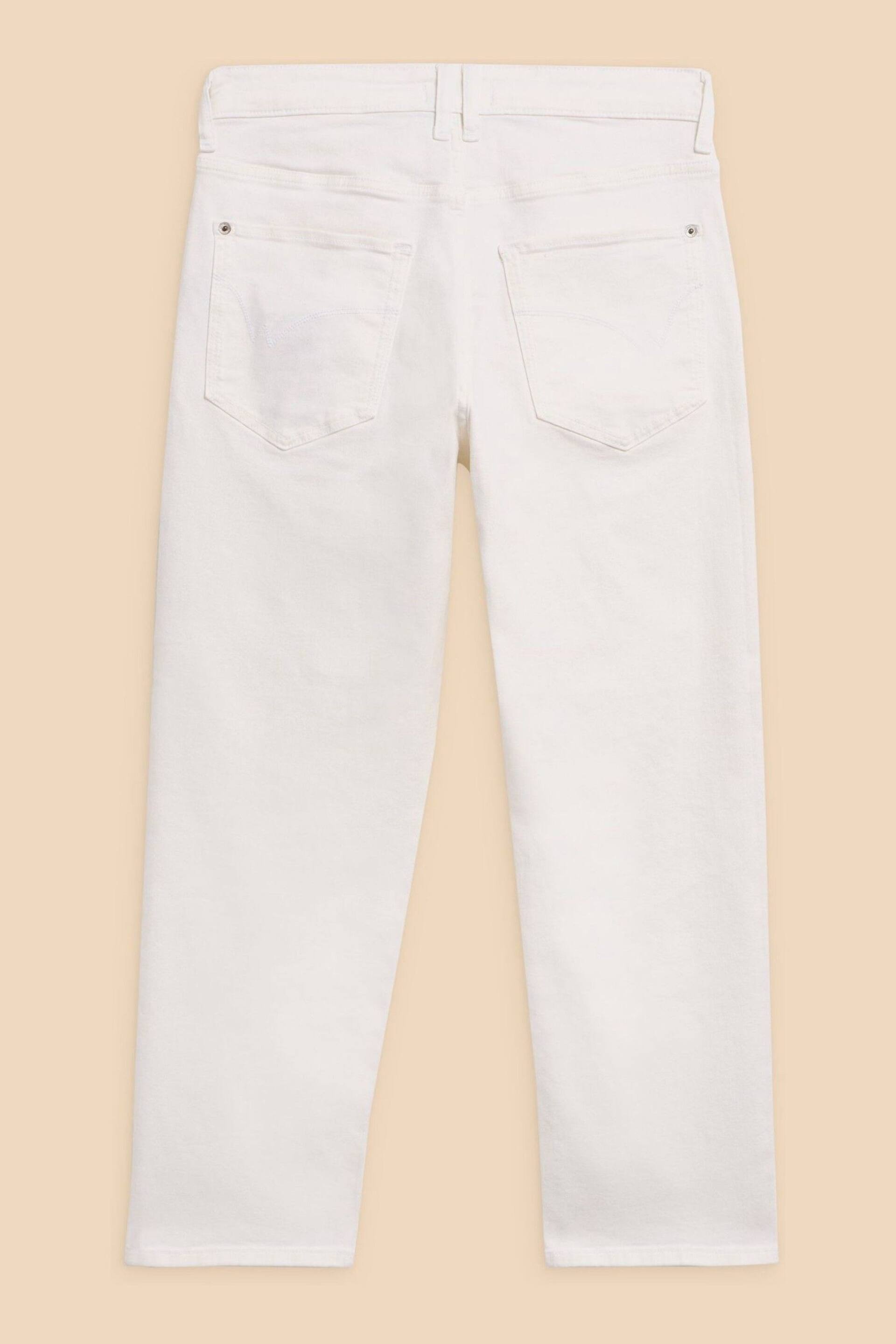 White Stuff Natural Blake Straight Crop Jeans - Image 6 of 7