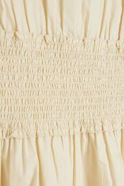 River Island Beige Shirred Waist Mini Dress - Image 5 of 5
