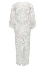 ONLY White Embroidered Maxi Beach Cover-Up Kaftan - Image 5 of 5