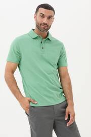 FatFace Green Perranporth Polo Shirt - Image 1 of 4