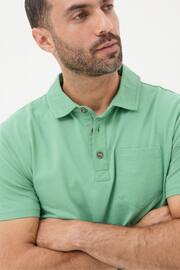 FatFace Green Perranporth Polo Shirt - Image 3 of 4