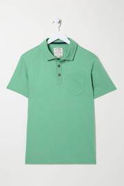 FatFace Green Perranporth Polo Shirt - Image 4 of 4