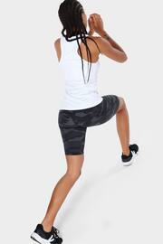 Sweaty Betty White Athlete Seamless Workout Tank Top - Image 4 of 6