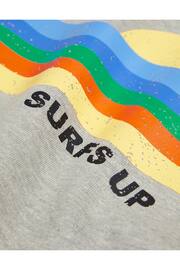Monsoon Grey Surfs Up Short Sleeve Sweatshirt - Image 3 of 4