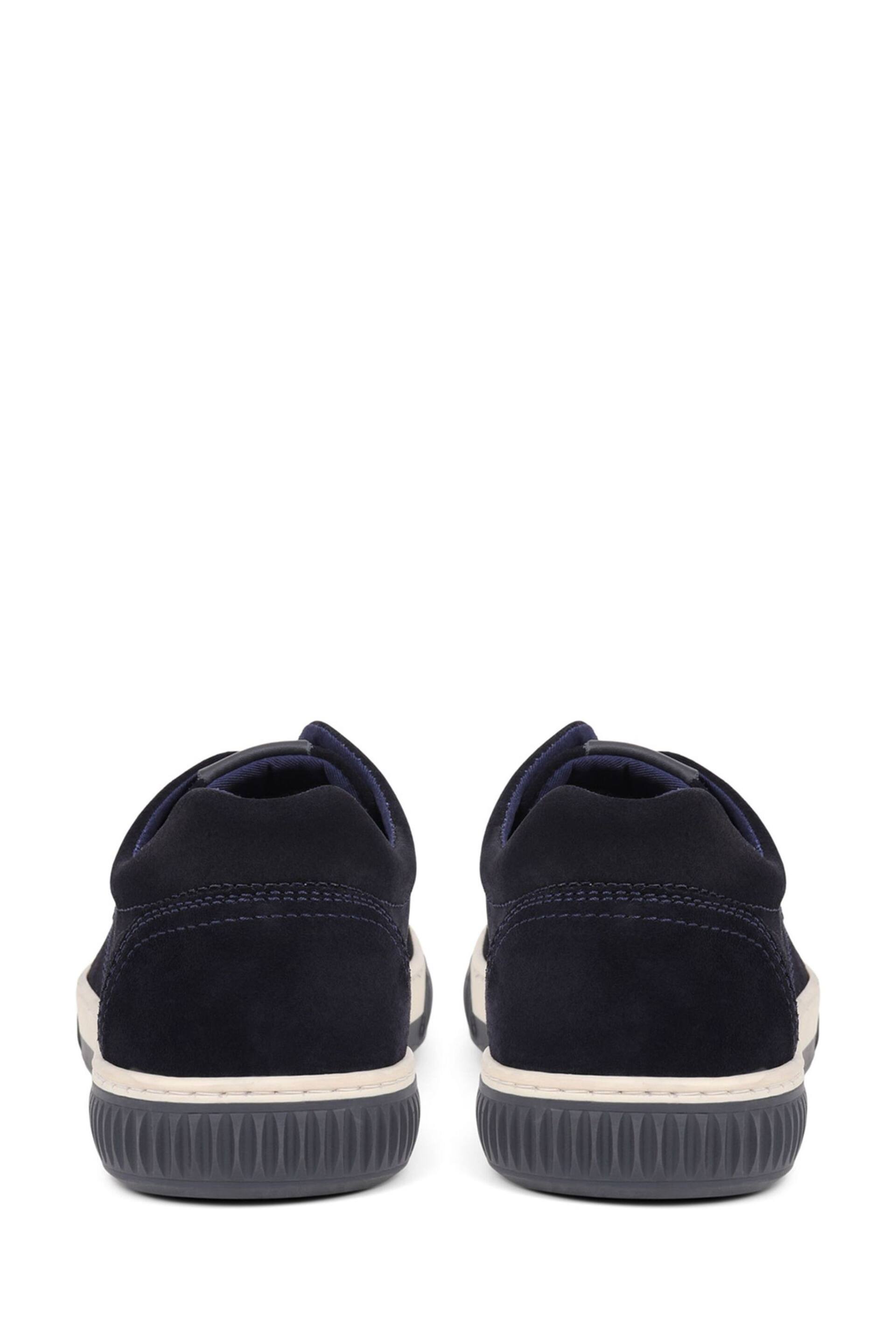 Jones Bootmaker Blue Seaford Suede Trainers - Image 5 of 6