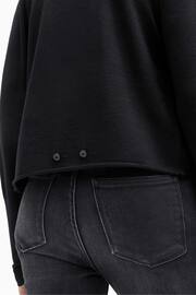 AllSaints Black Wasson Pirate Cardigan - Image 7 of 9