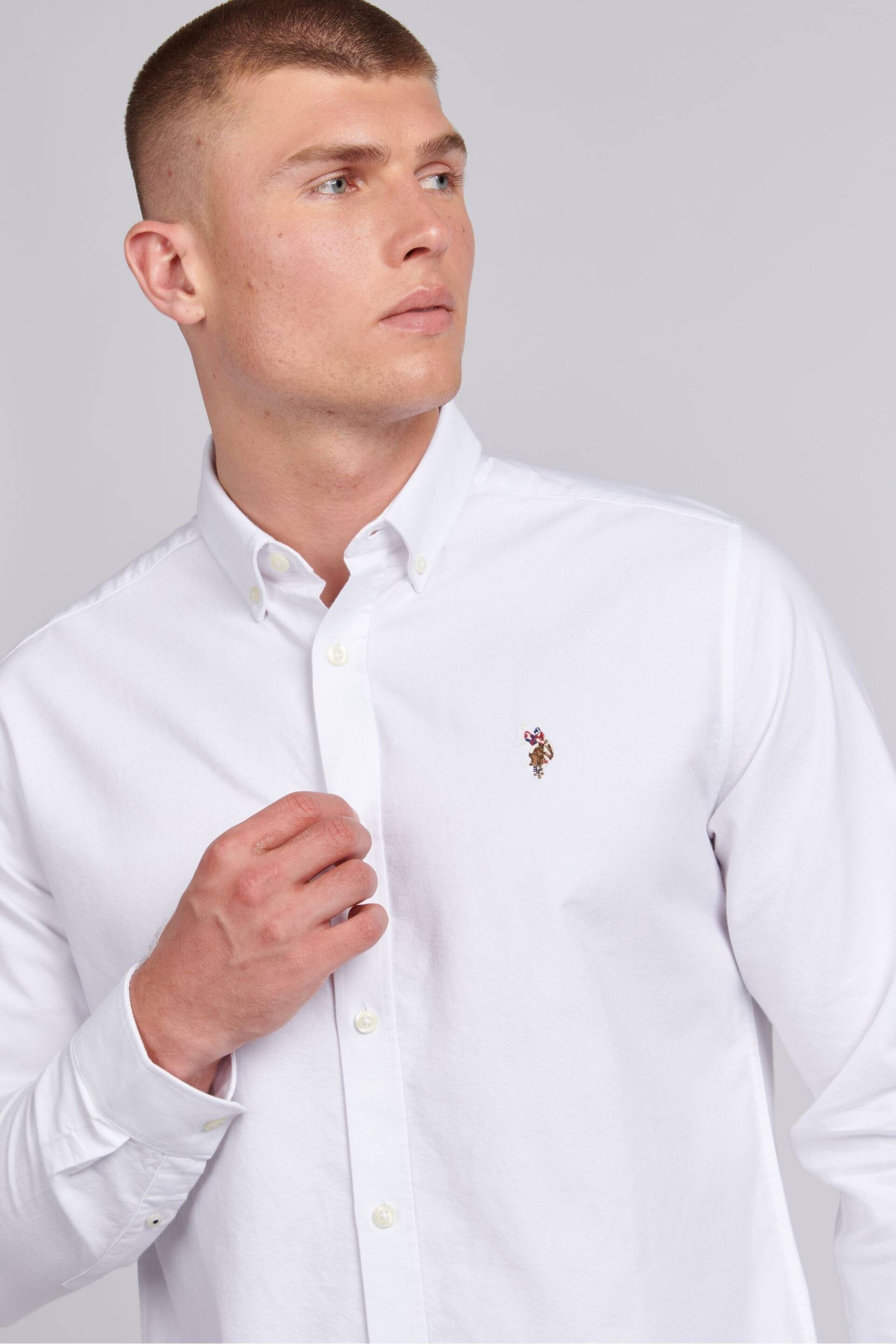 U.S. Polo Assn. Mens Peached Oxford Shirt - Image 2 of 6