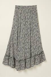 FatFace Black Lissy Inlay Floral Maxi Skirt - Image 6 of 6
