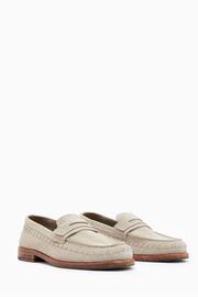 AllSaints Cream Sammy Loafers - Image 2 of 5