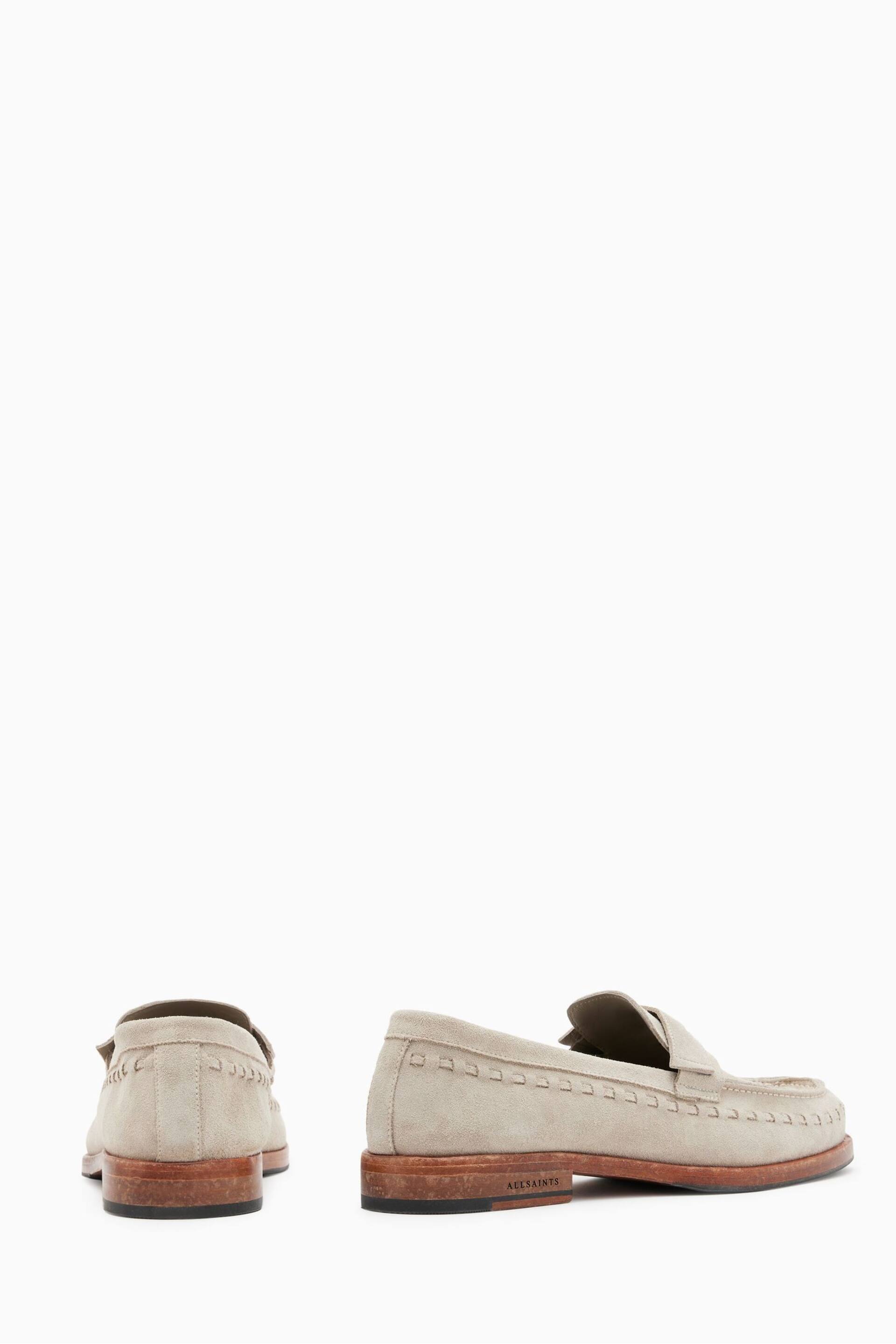 AllSaints Cream Sammy Loafers - Image 3 of 5