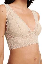 Chantelle Floral Touch Soft Feel Lace Padded Bralette - Image 3 of 4