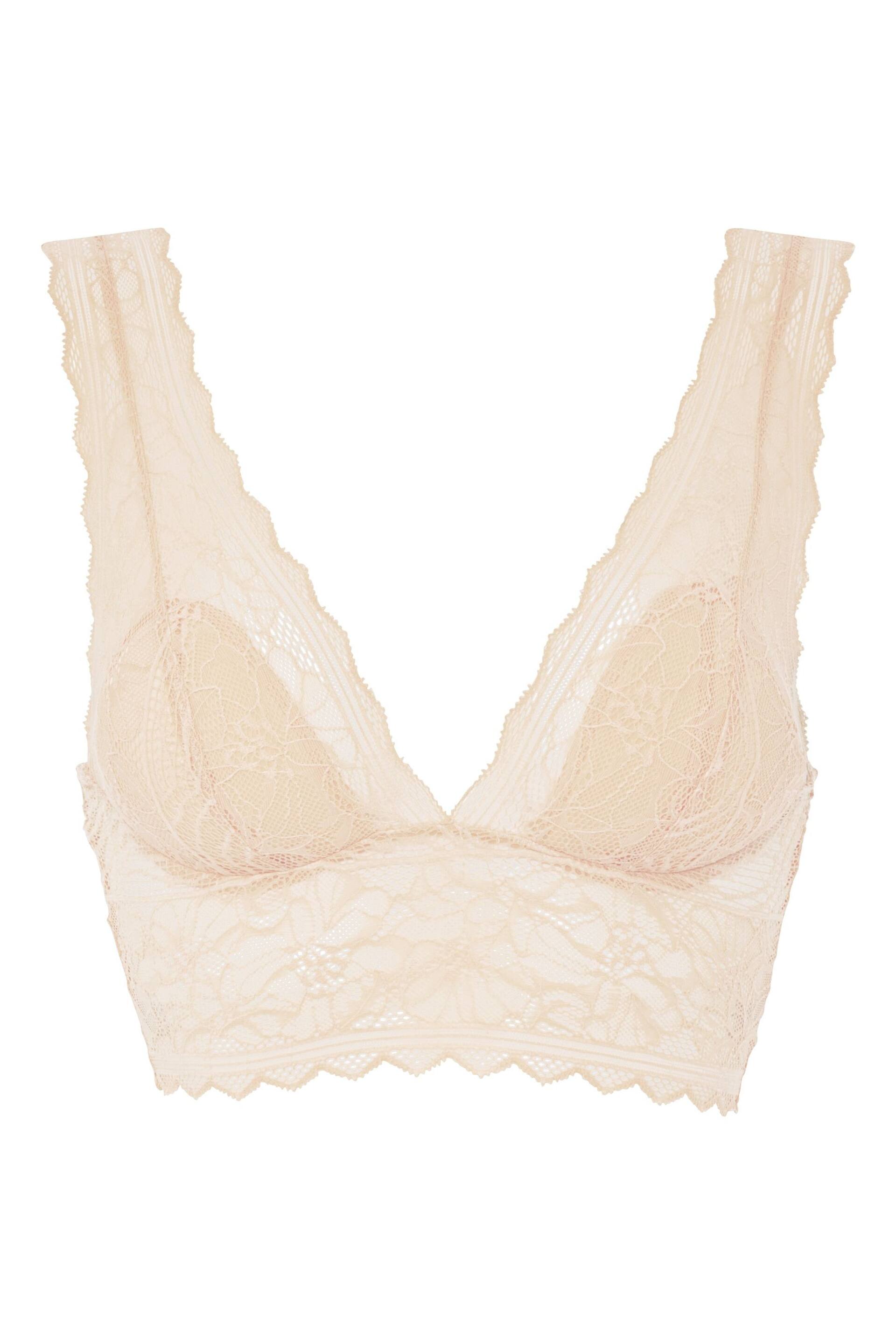 Chantelle Floral Touch Soft Feel Lace Padded Bralette - Image 4 of 4