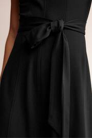 Boden Black Nicola High Neck Ponte Dress - Image 2 of 5