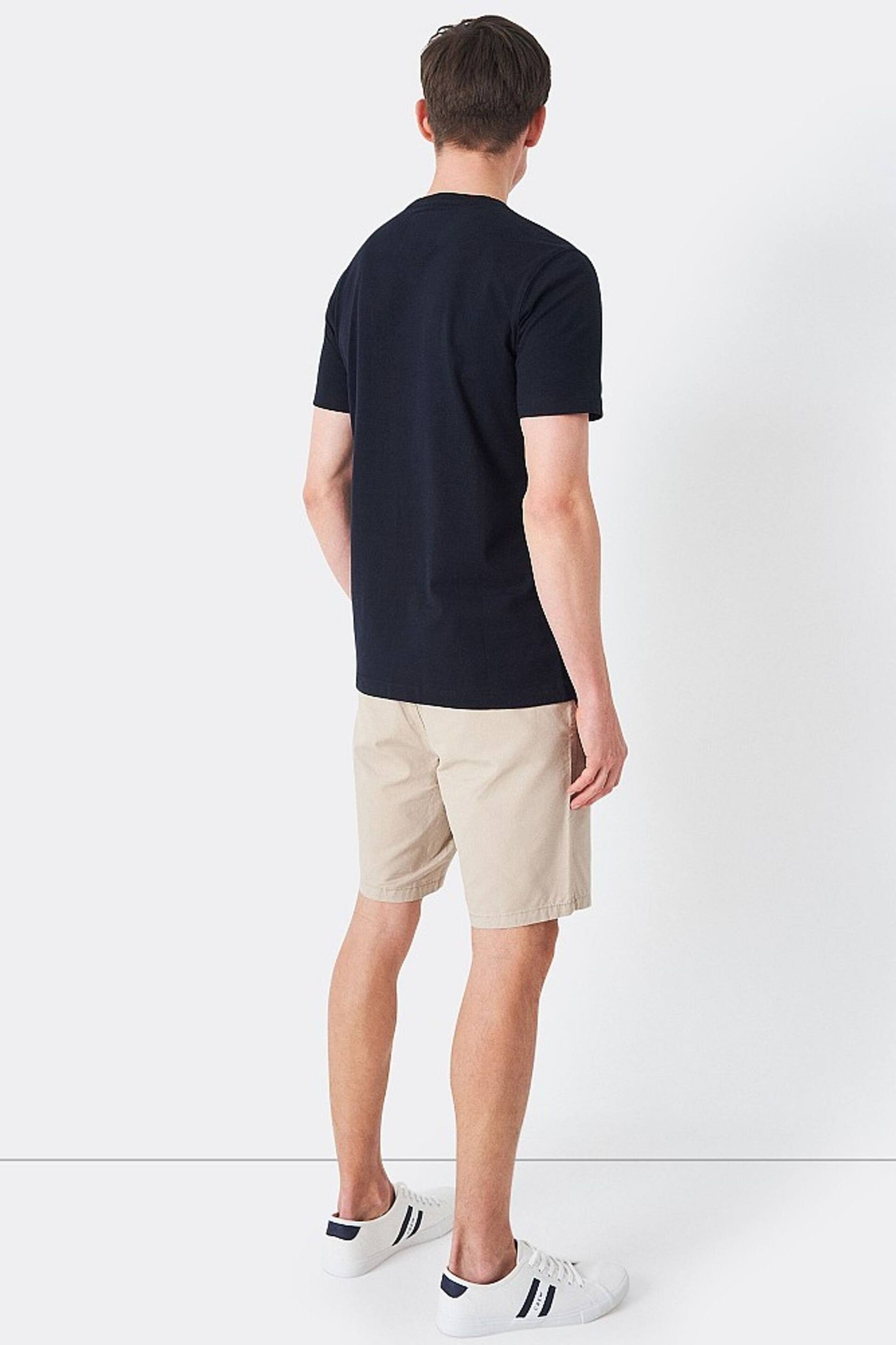 Crew Clothing Plain Cotton Classic T-Shirt - Image 2 of 4