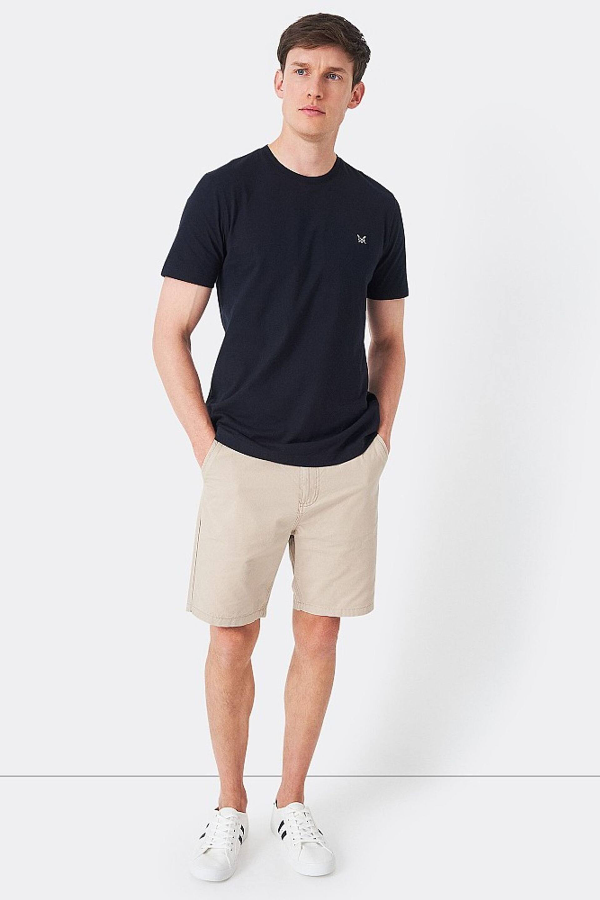 Crew Clothing Plain Cotton Classic T-Shirt - Image 3 of 4