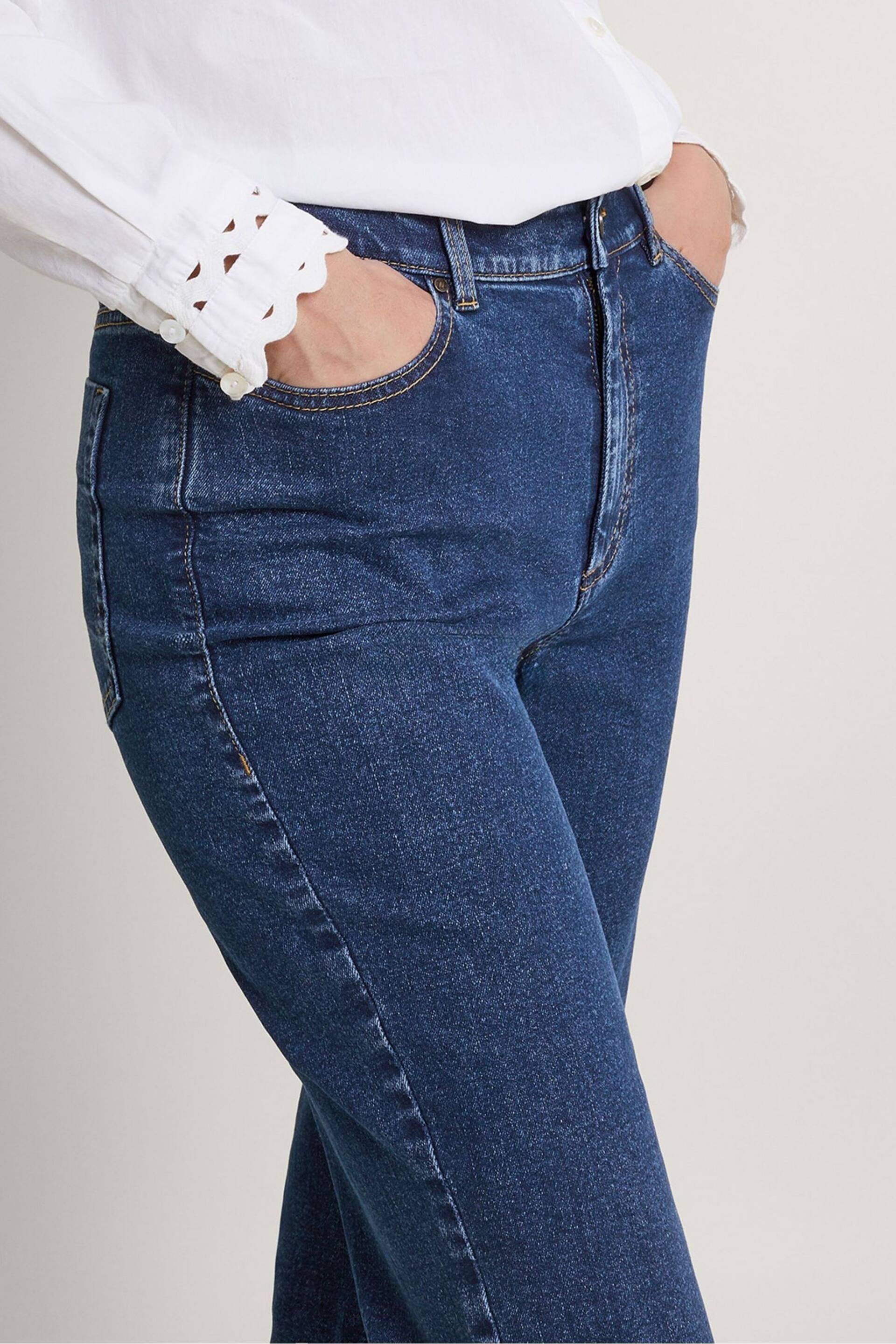 Monsoon Blue Alice Straight Jeans - Image 4 of 5