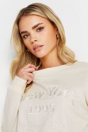 PixieGirl Petite Natural New York Leisure Club Sweatshirt - Image 5 of 6