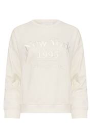 PixieGirl Petite Natural New York Leisure Club Sweatshirt - Image 6 of 6