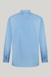 Trutex Blue Regular Fit Long Sleeve 2 Pack School Shirts - Image 3 of 7