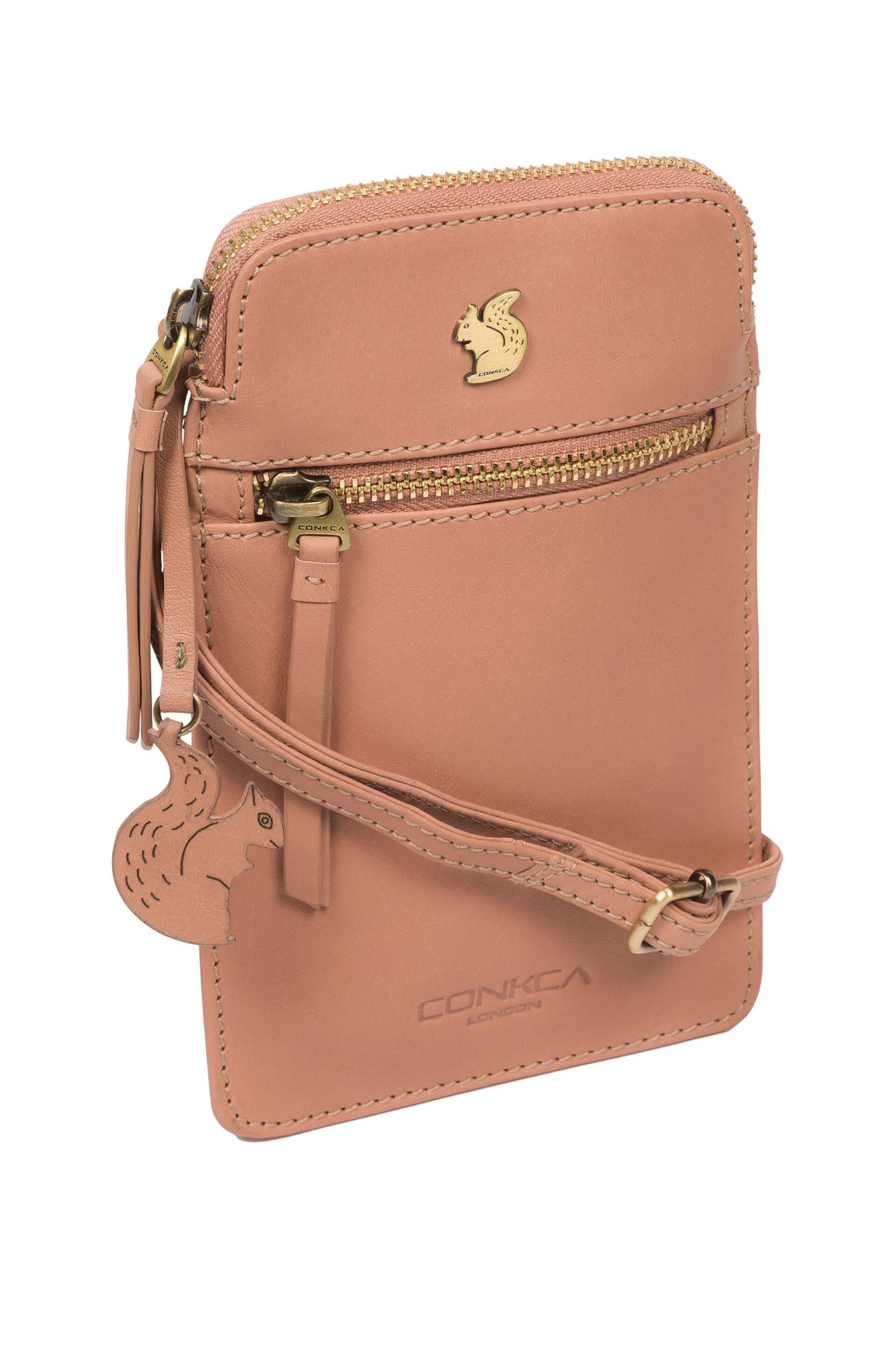 Conkca Bambino Leather Cross-Body Phone Bag - Image 5 of 8