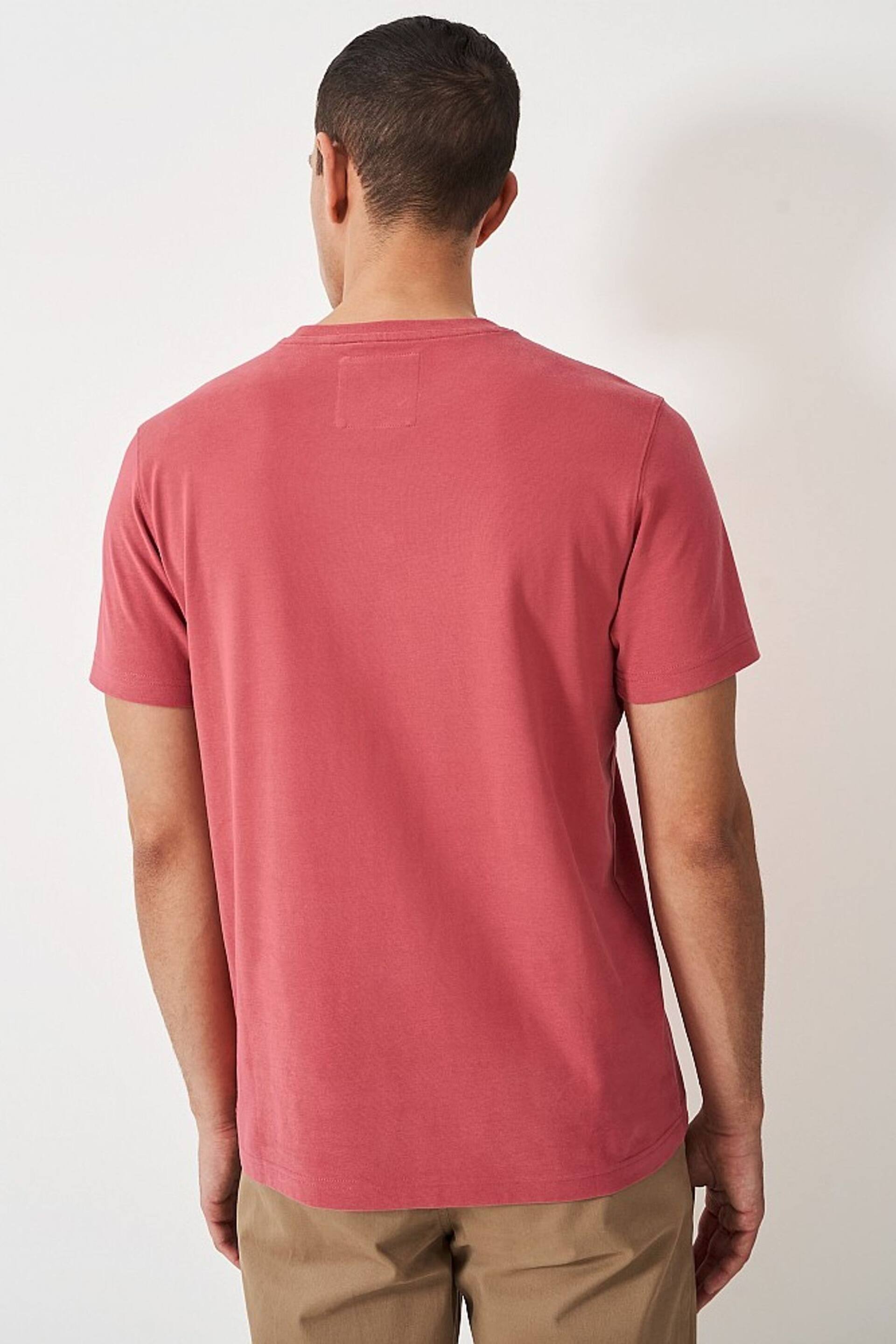 Crew Clothing Plain Cotton Classic T-Shirt - Image 2 of 4