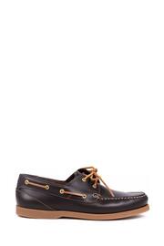 Jones Bootmaker Parsons Leather Boat Brown Shoes - Image 1 of 6