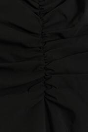 River Island Black Sleeveless Ruched Detail Dress - Image 4 of 4