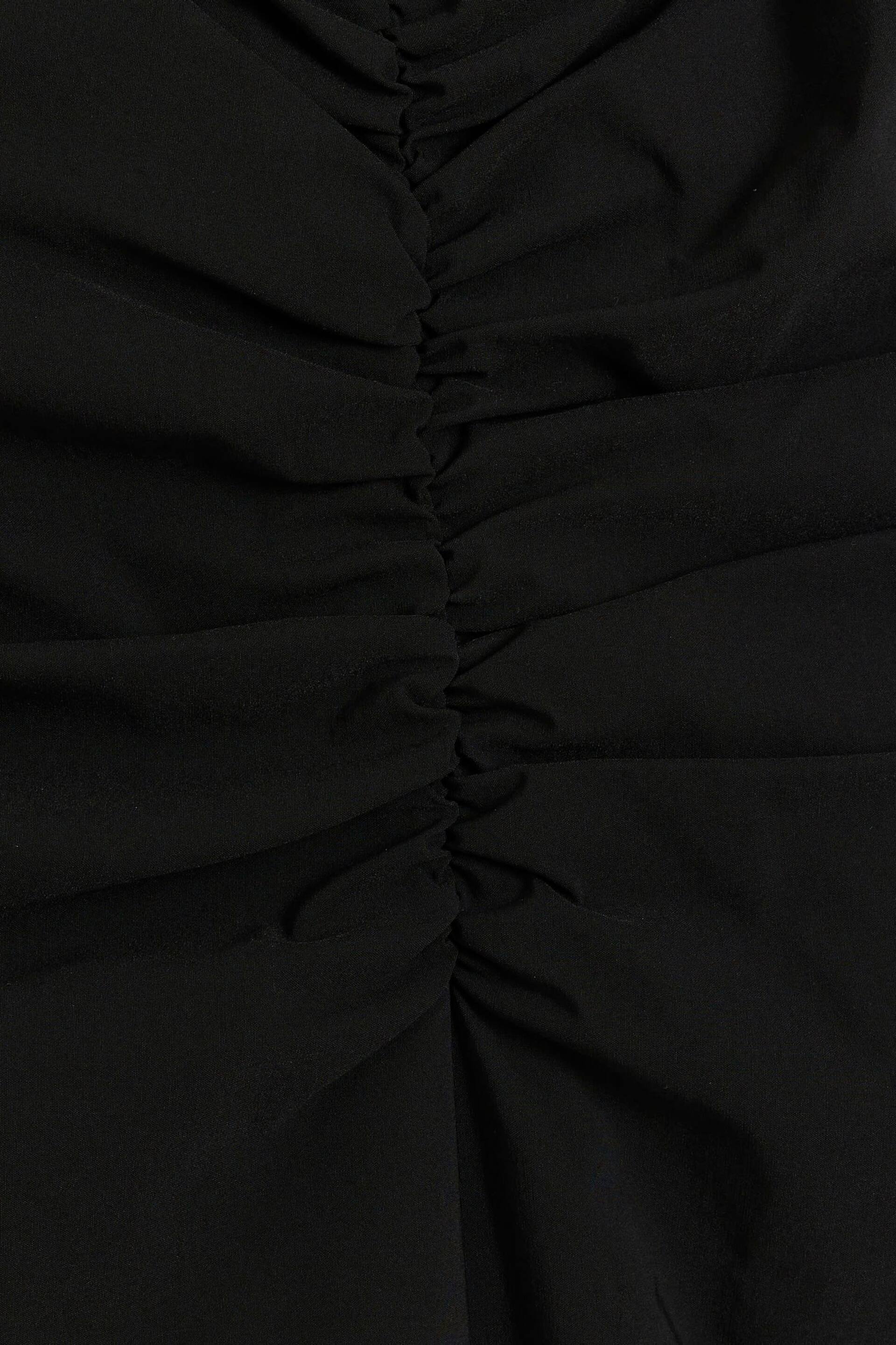 River Island Black Sleeveless Ruched Detail Dress - Image 4 of 4