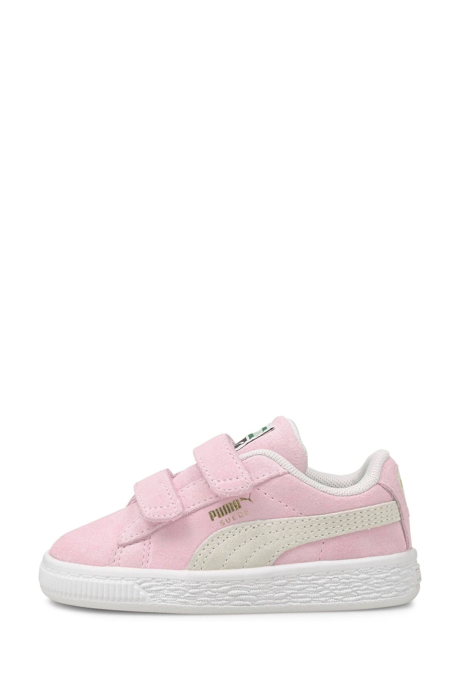 Puma Pink Babies Suede Classic XXI Trainers - Image 2 of 5
