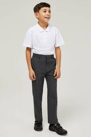 Trutex Junior Boys Regular Fit Grey School Trousers - Image 1 of 5