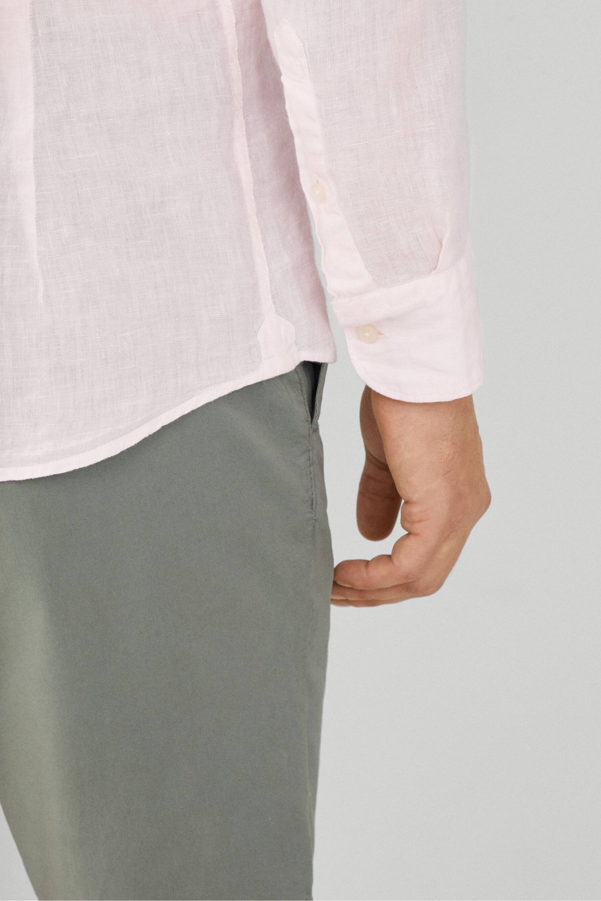 Hackett London Men Pink Shirt - Image 4 of 7