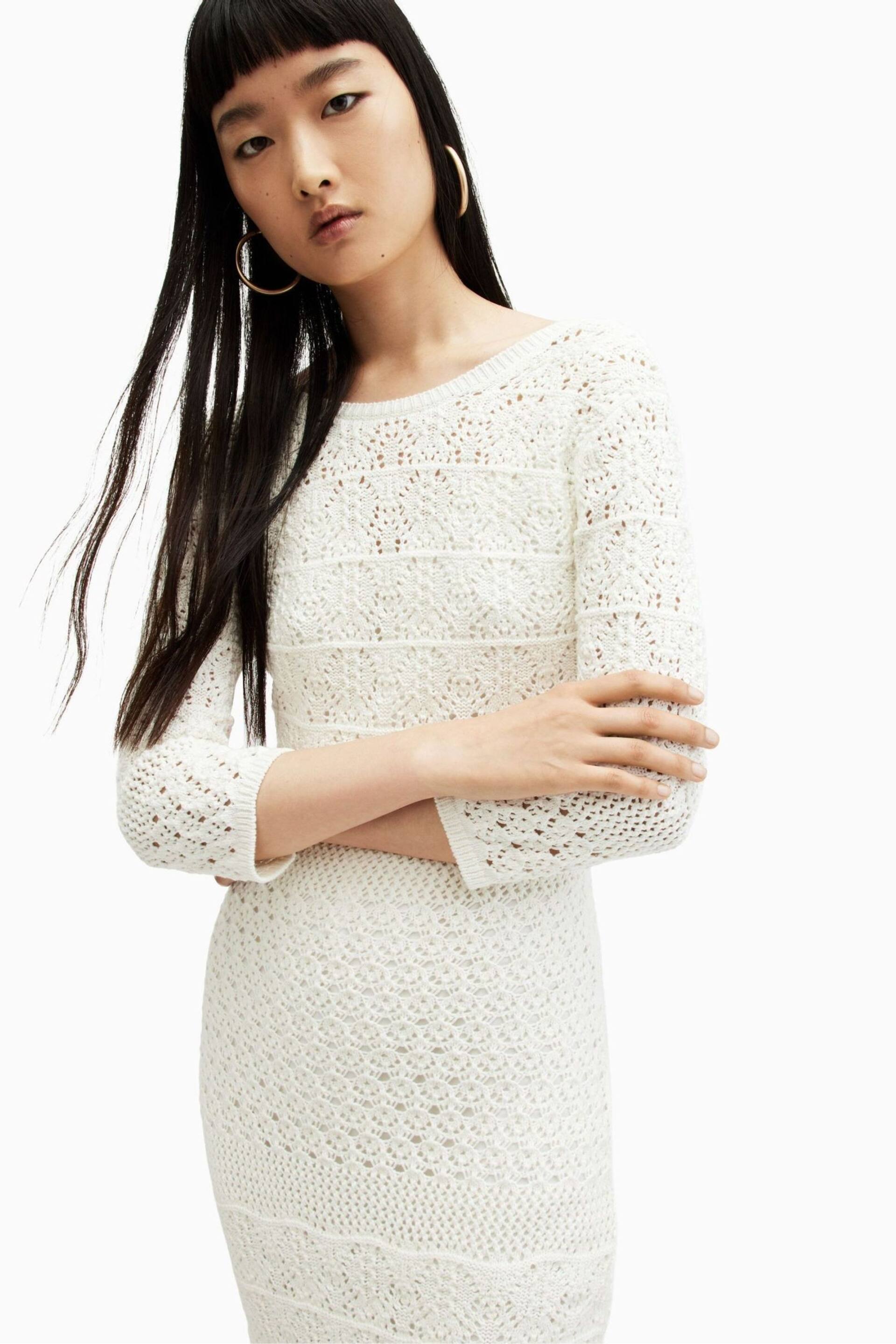 AllSaints White Briar Dress - Image 6 of 7