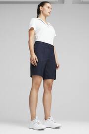 Puma Blue W Costa 8.5" Womens Golf Shorts - Image 3 of 6