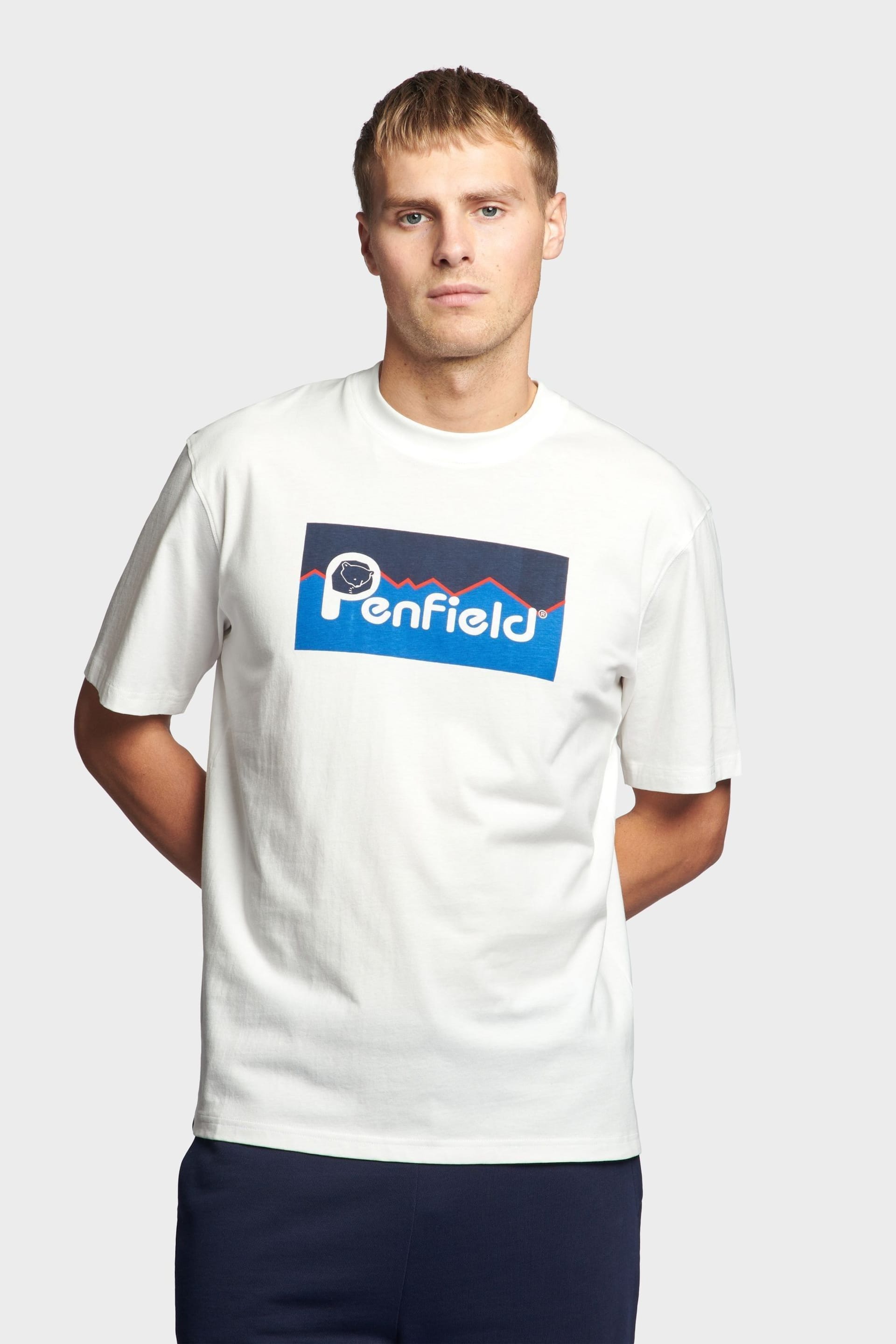 Penfield Mens Relaxed Fit Original Large Logo T-Shirt - Image 6 of 6