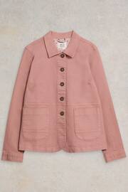 White Stuff Pink Carrie Denim Jacket - Image 5 of 7