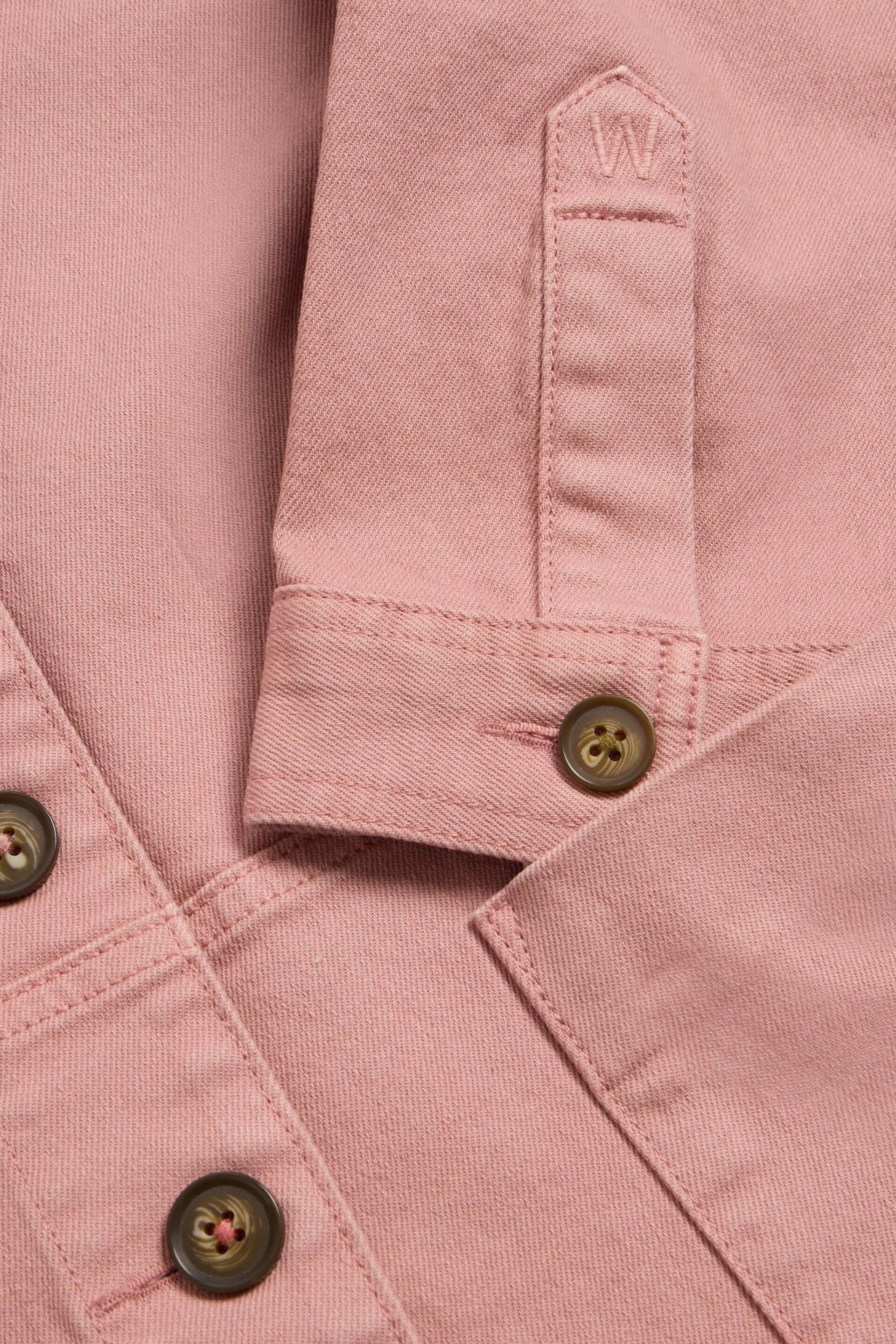 White Stuff Pink Carrie Denim Jacket - Image 7 of 7