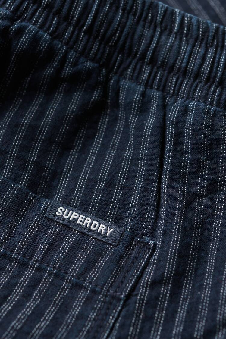 Superdry Blue Indigo Bermuda Shorts - Image 6 of 6