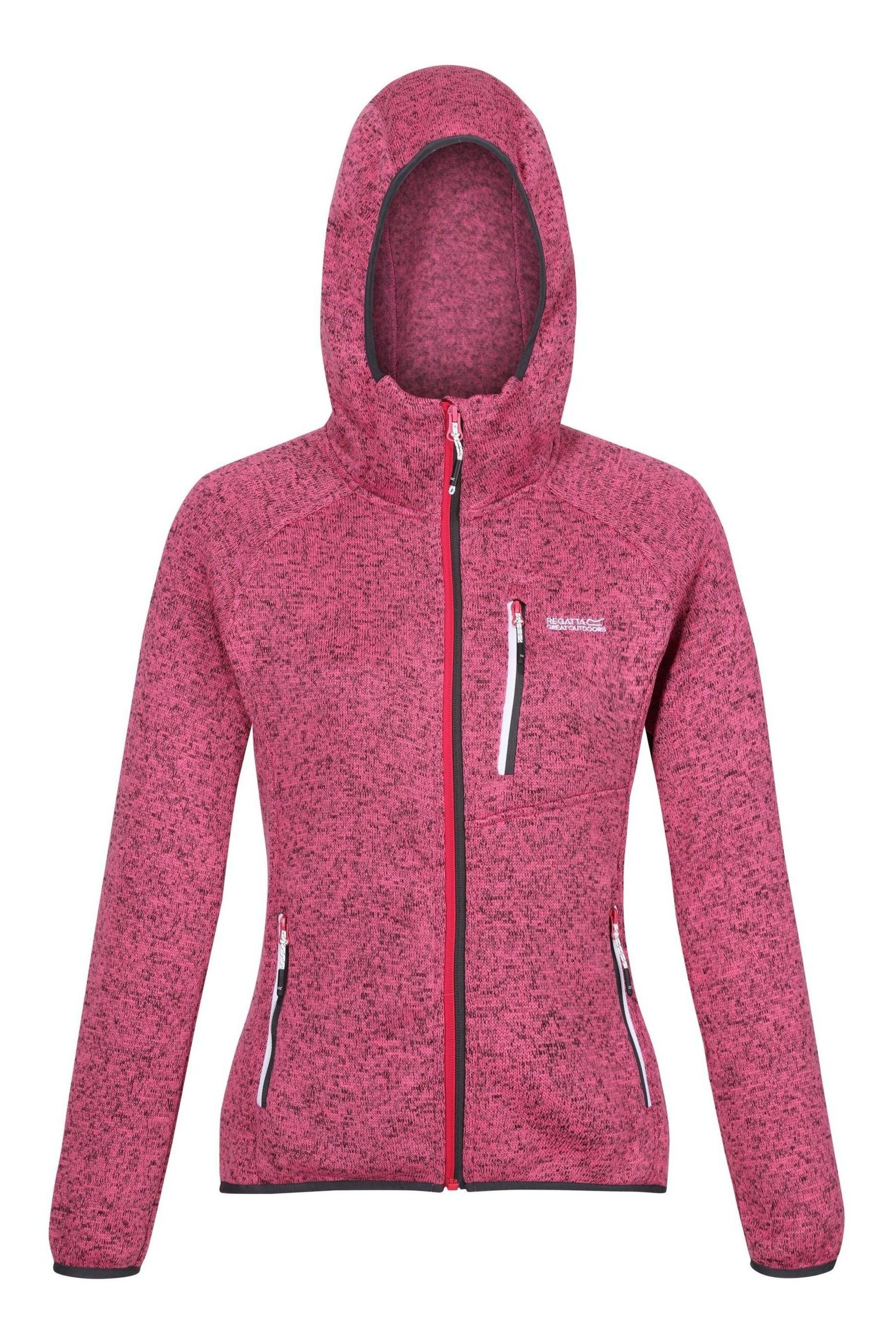 Regatta Pink Womens Newhill Full Zip Fleece - Image 5 of 7