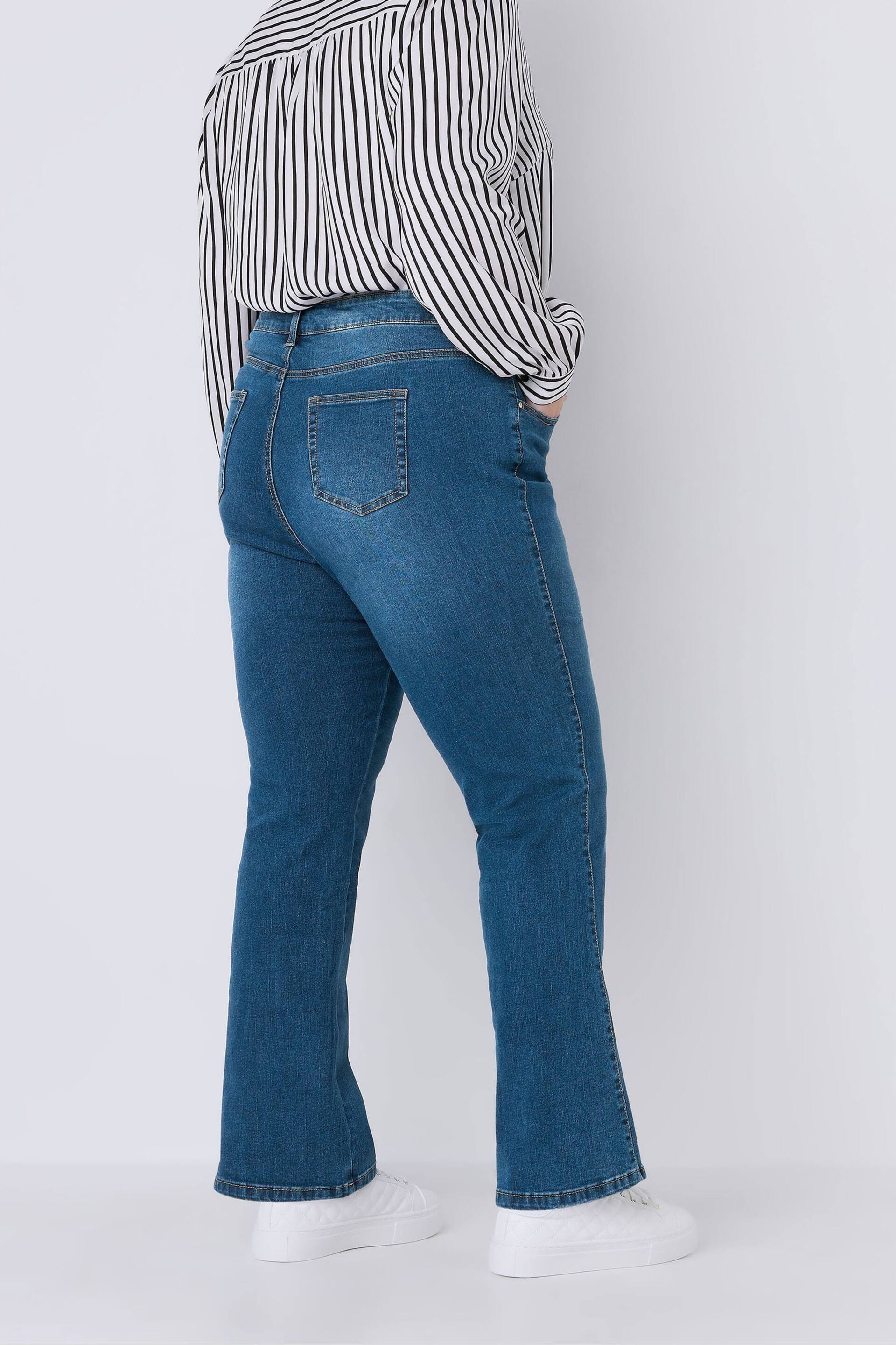 Evans Curve Fit Bootcut Blue Jeans - Image 2 of 4