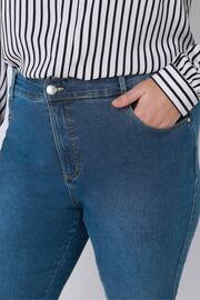 Evans Curve Fit Bootcut Blue Jeans - Image 4 of 4