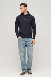 Superdry Blue Sport Tech Logo Loose Hoodie - Image 2 of 2