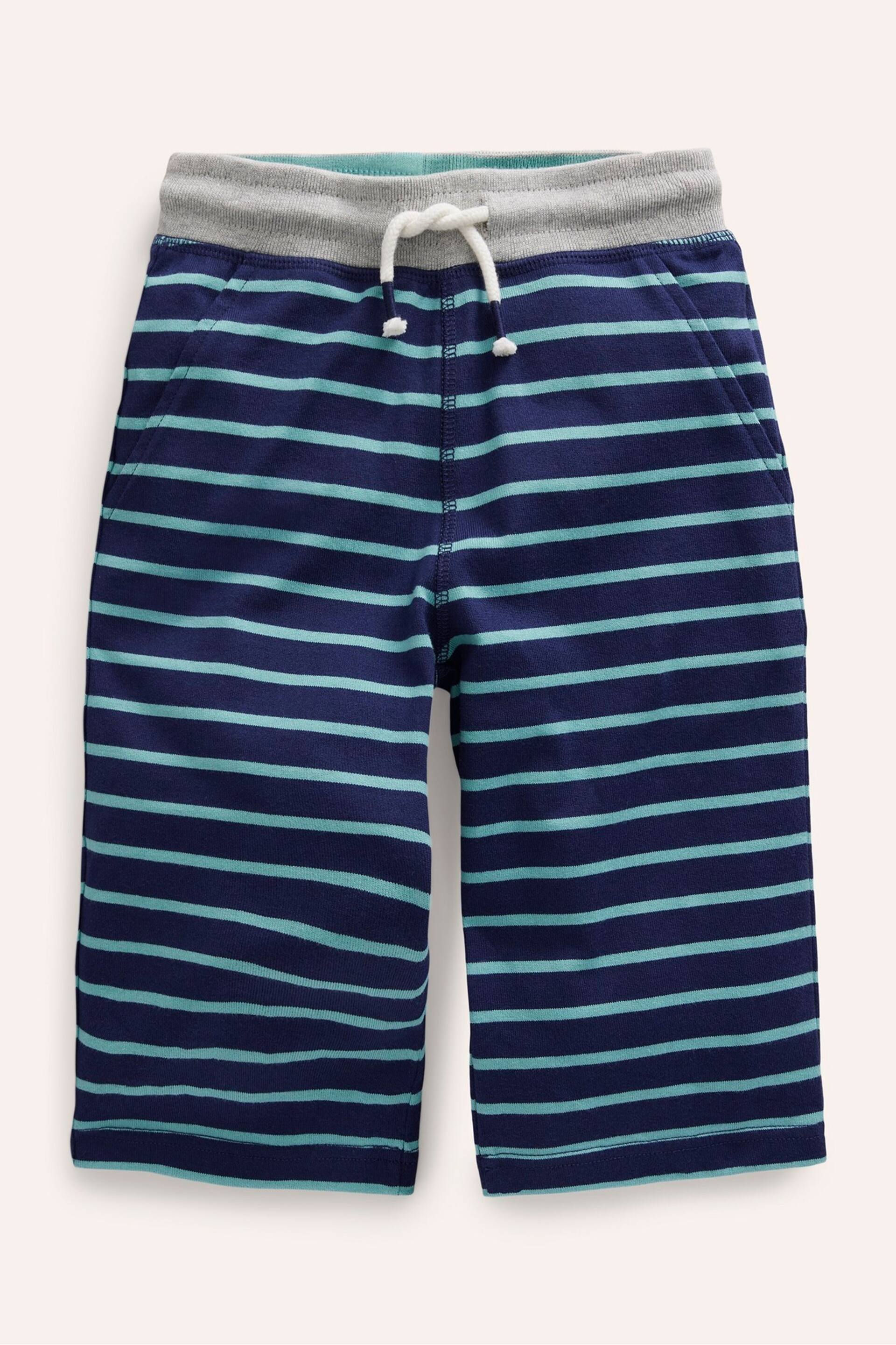 Boden Blue Dark Baggies Jersey Shorts - Image 1 of 3