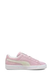 Puma Pink Suede Classic XXI Youth Trainers - Image 1 of 7