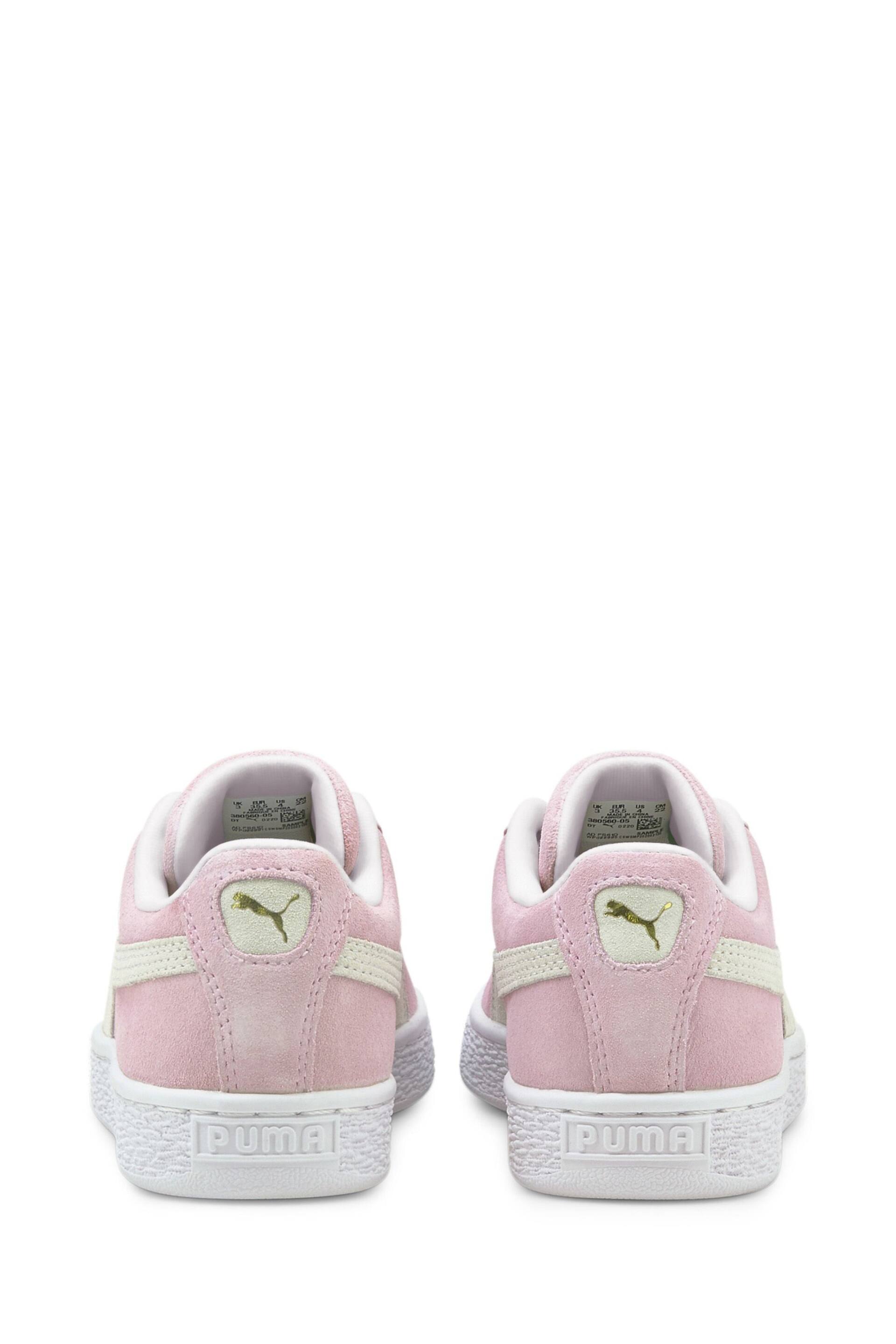 Puma Pink Suede Classic XXI Youth Trainers - Image 2 of 7