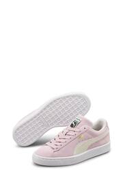 Puma Pink Suede Classic XXI Youth Trainers - Image 3 of 7